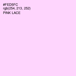 #FED5FC - Pink Lace Color Image